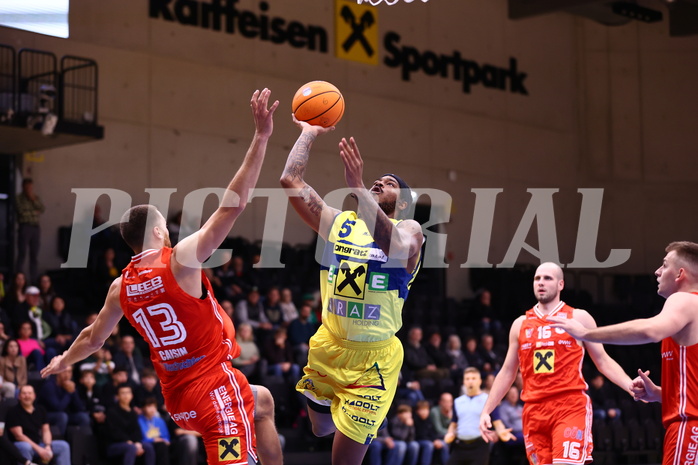 31.10.2024, Graz, Raiffeisen Sportpark Graz, Basketball Superliga 2024/25, Grunddurchgang, Runde 6, UBSC Raiffeisen Graz - Raiffeisen Flyers Wels