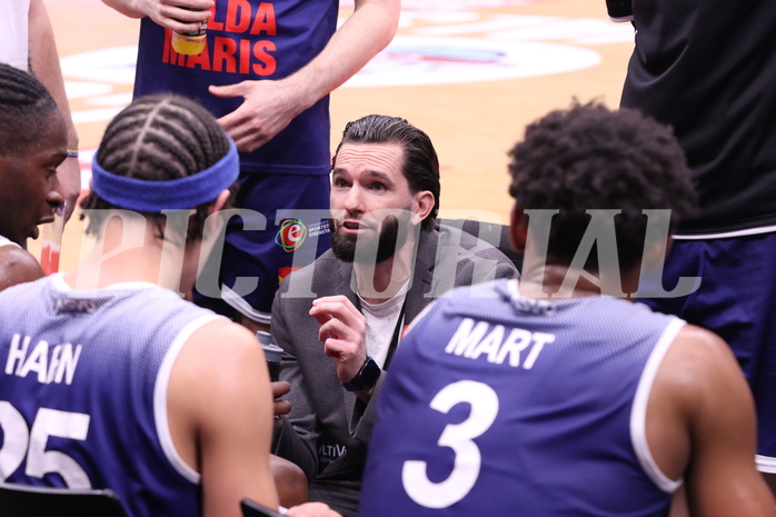 18.01.2025, Graz, Raiffeisen Sportpark, Basketball Austria Cup 2025, Final Four, Semifinale, Flyer Wels vs BBC Nord, 18.01.2025, Graz, Raiffeisen Sportpark, Basketball Austria Cup 2025, Final Four, Semifinale, Flyer Wels vs BBC Nord,