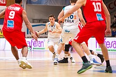 Basketball, ABL 2016/17, Grunddurchgang 21.Runde, Oberwart Gunners, WBC Wels, Jakob Szkutta (4)