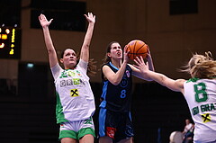 26.01.2025, Graz, Raiffeisen Sportpark, Basketball Damen Superliga 2024/25, Grunddurchgang, 12.Runde, UBI Graz vs. DBB WelsVienna Timberwolves