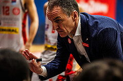 Basketball, win2day Basketball Superliga 2023/24, Grunddurchgang 20.Runde, Traiskirchen Lions, Vienna DC Timberwolves, Radomir Mijanovic (Head Coach)