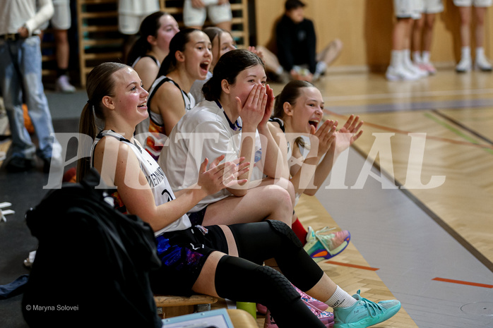 16.02.2025 Österreichischer Basketballverband 2024/25, SLWU16 Vienna United vs Basket Duchess