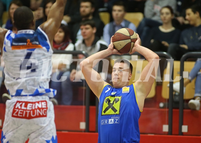 Basketball ABL 2017/18, Grunddurchgang 28.Runde Kapfenberg Bulls vs. UBSC Graz


