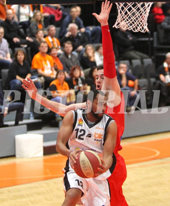 Basketball ABL 2015/16 Grunddurchgang 19.Runde BK Dukes Klosterneuburg vs. WBC Wels