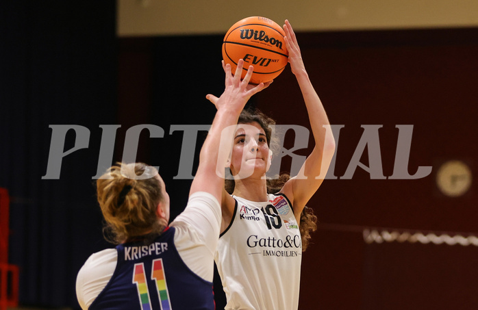 Basketball Damen Superliga 2023/24, Grunddurchgang 8.Runde Basket Flames vs. SKN St.Pölten
