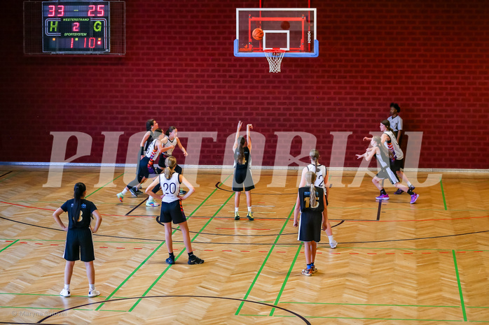 23.11.2024 Österreichischer Basketballverband 2024/25, SLWU14, Vienna United vs. VKL Vikings Swans

