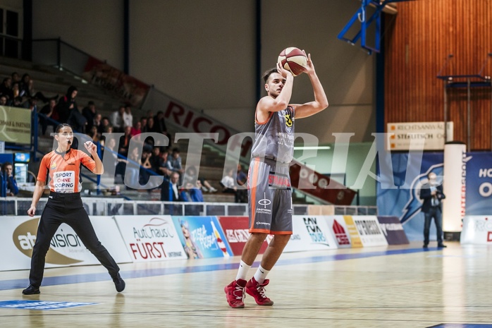 Basketball, ABL 2018/19, Grunddurchgang 5.Runde, Oberwart Gunners, Fürstenfeld Panthers, Ibrahim Alisic (6)