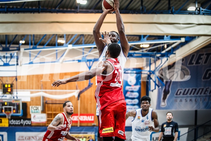Basketball, ABL 2018/19, Playoff VF Spiel 1, Oberwart Gunners, BC Vienna, Christopher Tawiah (14)