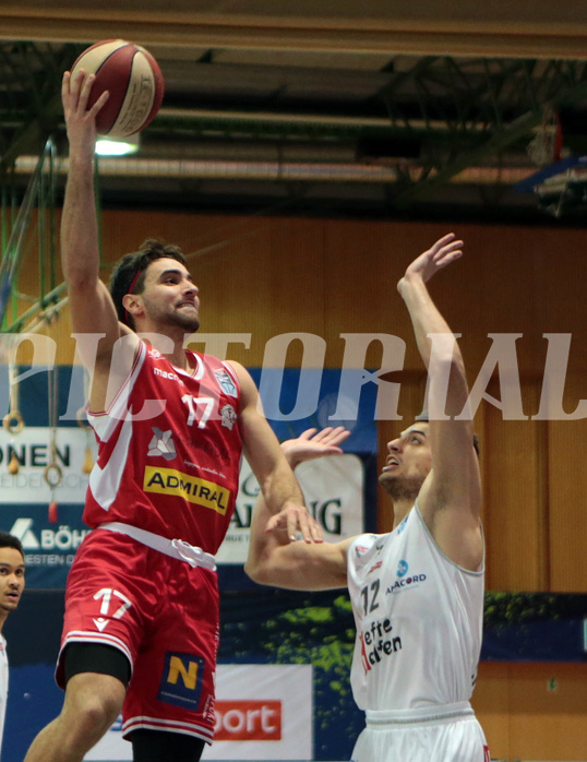 Basketball Superliga 2020/21,  Grunddurchgang 16.Runde, Kapfenberg Bulls vs. Traiskirchen Lions