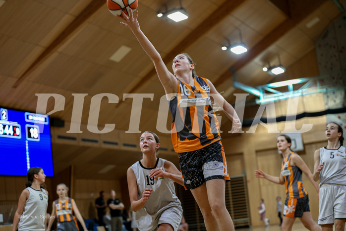 22.02.2025 Österreichischer Basketballverband 2024/25, SLWU14 Basket Flames UNION vs Basket Duchess