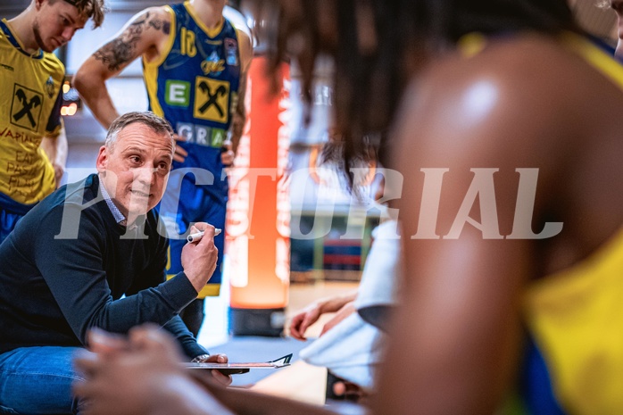 Basketball Basketball Superliga 2021/22, Grunddurchgang 18.Runde Vienna D.C. Timberwolves vs. UBSC Graz