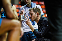 Basketball, Win2Day Superliga 2023/24, Grunddurchgang 8.Runde, BC Vienna, Vienna Timberwolves, Justin Schlünken (Head Coach)