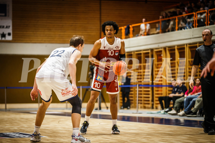 Basketball, win2day Basketball Superliga 2022/23, Grunddurchgang 3. Runde, BBC Nord Dragonz, Traiskirchen Lions, Evan Taylor (10)