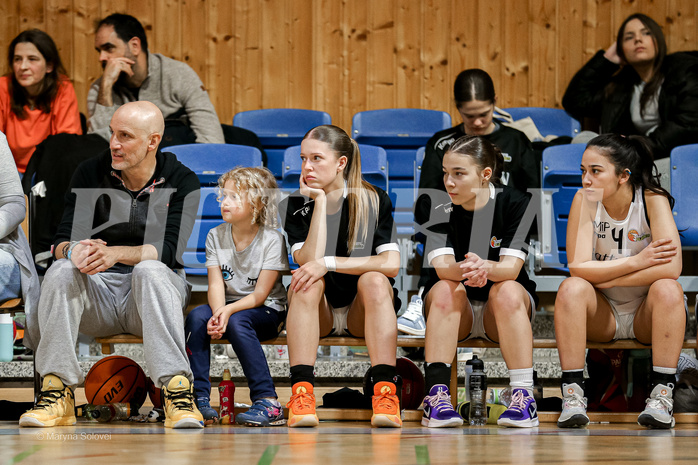 22.02.2025 Österreichischer Basketballverband 2024/25, SLWU19 Basket Flames UNION vs Basket Duchess