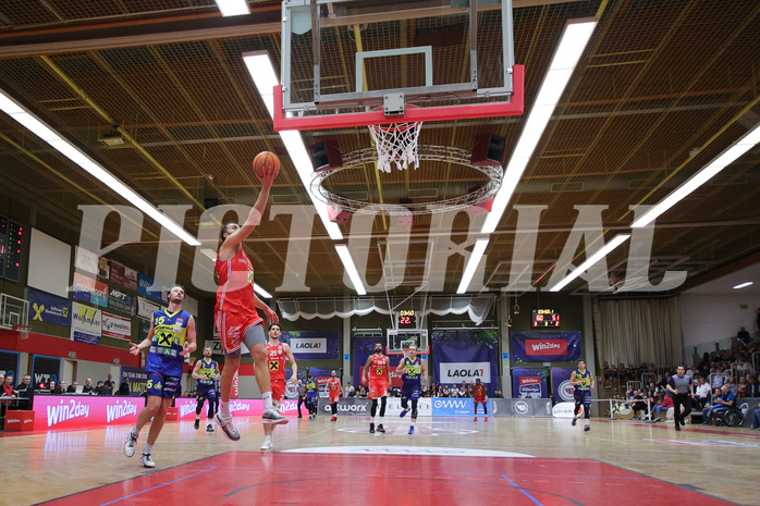 Basketball, Superliga 2024/25, Grunddurchgang 14.Runde, Flyers Wels vs. UBSC Graz,