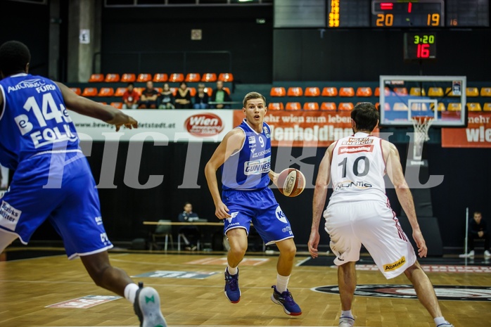 Basketball, Admiral Basketball Superliga 2019/20, Grunddurchgang 5.Runde, BC Vienna, Oberwart Gunners, Edi Patekar (9)