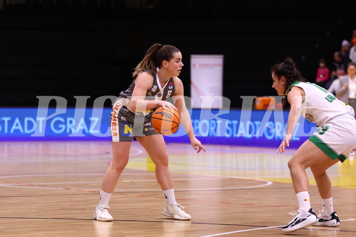 23.03.2024, Graz, Raiffeisen Sportpark, Basketball Damen Superliga 2023/24, Semifinale, Spiel 2, UBI Holding Graz - BK Raiffeisen Duchess Klosterneuburg,  