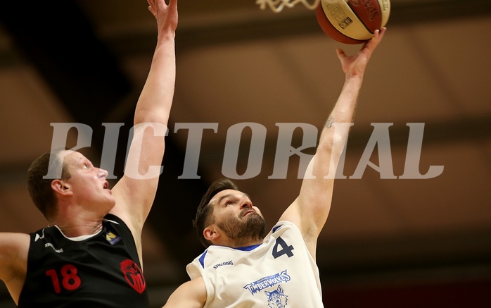 Basketball 2.Bundesliga 2016/17, Grundurchgang 12.Runde D.C. Timberwolves vs. Mistelbach Mustangs


