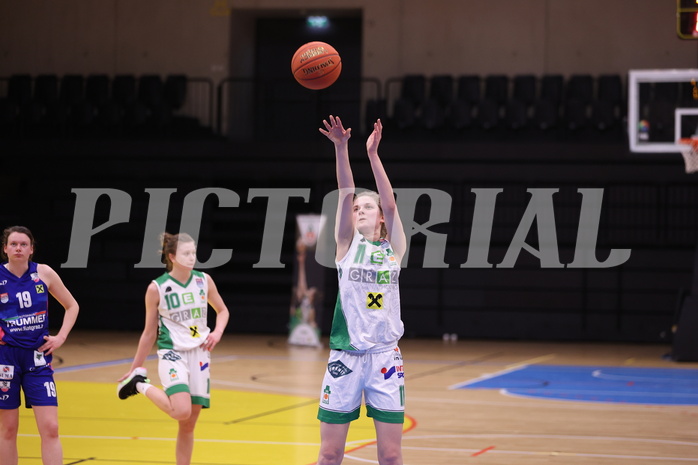 05.03.2023, Graz, Raiffeisen Sportpark, Basketball Damen Superliga 2022/23, Semifinale Spiel 1, UBI Holding Graz vs. UBSC-DBBC Graz,  