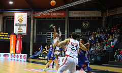 Basketball Superliga 2024/25, Gruunddurchgang 18.Runde BC Vienna vs. Oberwart Gunners


