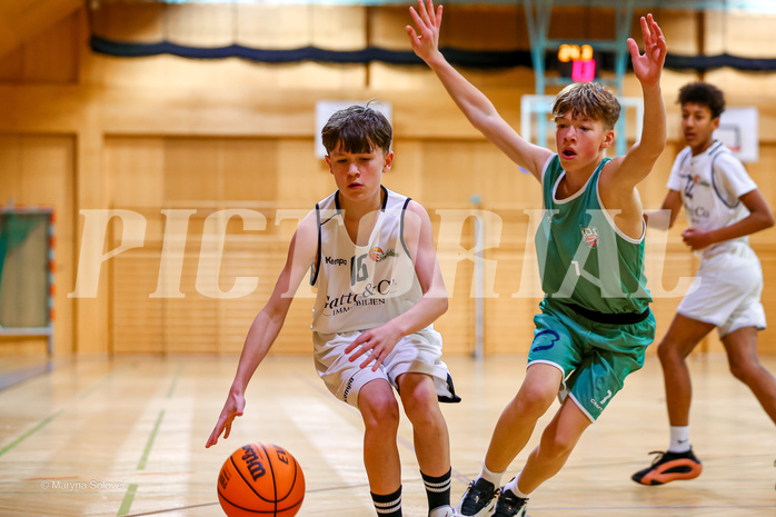 07.12.2024 Österreichischer Basketballverband 2024/25, SLMU14, Basket Flames WAT vs. KOS Celovec

