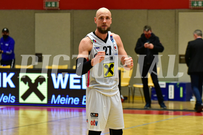 Basketball Superliga 2020/21, Grunddurchgang 13. Runde Flyers Wels vs. Oberwart, Christian Von Fintel (27)