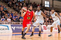Basketball, ABL 2016/17, Playoff HF Spiel 1, Oberwart Gunners, WBC Wels, Kevin Payton (8)