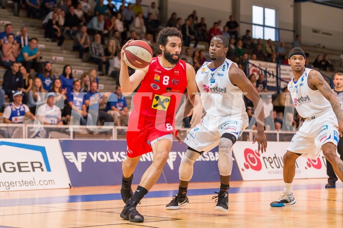 Basketball, ABL 2016/17, Playoff HF Spiel 1, Oberwart Gunners, WBC Wels, Kevin Payton (8)