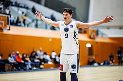 Basketball, Basketball Zweite Liga 2024/25, Grunddurchgang 21.Runde, Vienna Timberwolves, Kufstein Towers, Philipp D'Angelo (9)