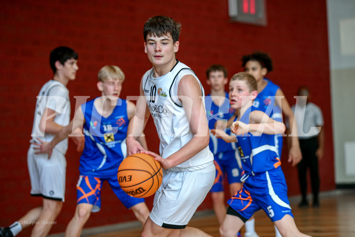 31.03.2025 Österreichischer Basketballverband 2024/25, SLMU14 Basket Flames WAT vs. FSN Baskets Wels
