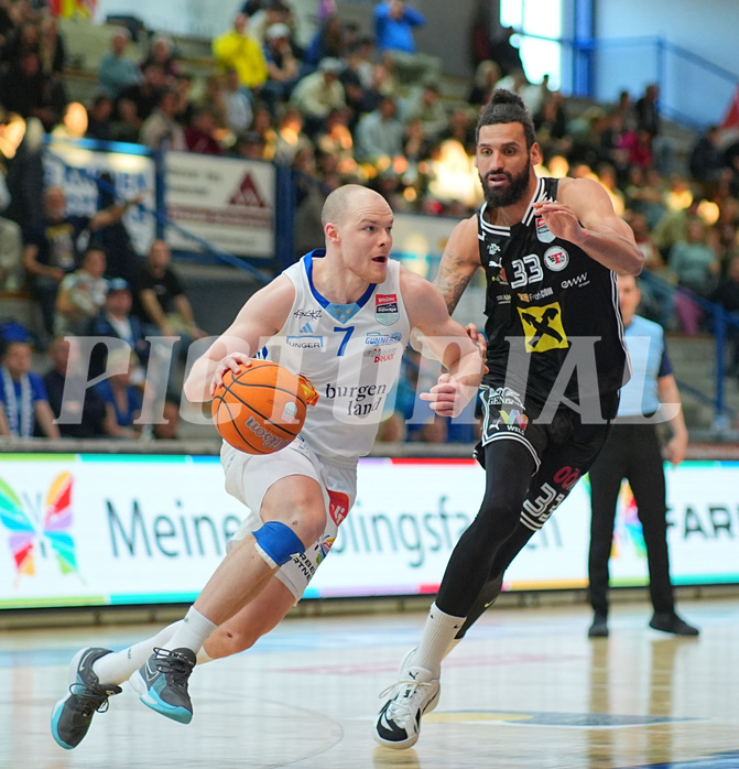 Basketball Superliga 2024/25, 10.Plazierungsrunde Oberwart Gunners vs. Flyers Wels


