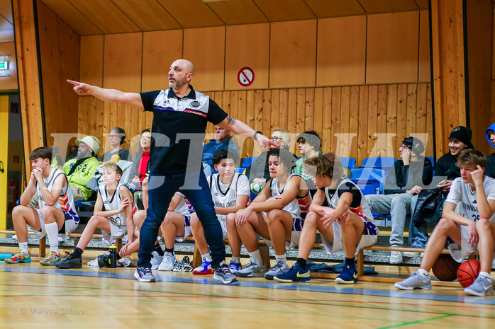 01.12.2024 Österreichischer Basketballverband 2024/25, SLMU16, Post SV Wien vs. Swarco Raiders