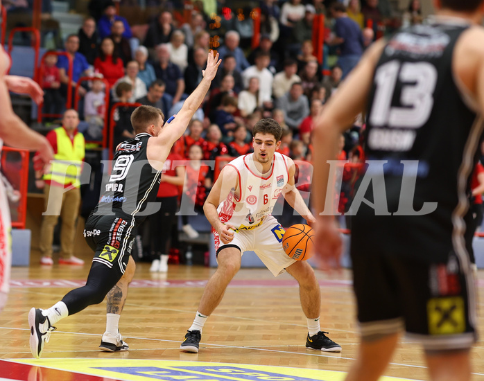 Basketball Superliaga 2024/25, Grunddurchgang 22.Runde Traiskirchen Lions vs. Flyers Wels


