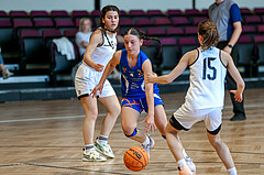 27.04.2025 Österreichischer Basketballverband 2024/25, SLWU16 VF Basket Flames UNION vs. DBB  Basketgirls Wels