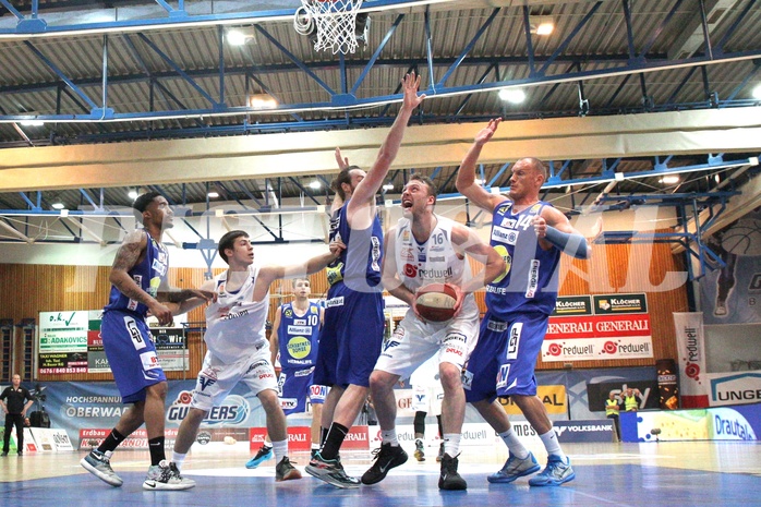 Basketball, ABL 2015/16, Playoff Viertelfinale Spiel 5, Oberwart Gunners vs. Gmunden Swans
