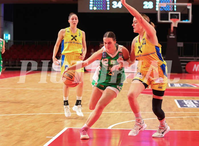 Basketball Damen Superliga 2023/24, Grunddurchgang 12.Runde SKN St. Pölten vs. UBI Graz


