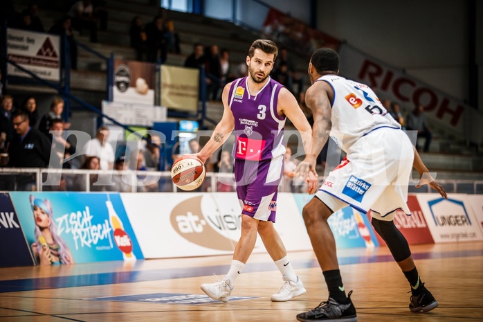 Basketball, ABL 2018/19, Grunddurchgang 33.Runde, Oberwart Gunners, Timberwolves, Petar Cosic (3)