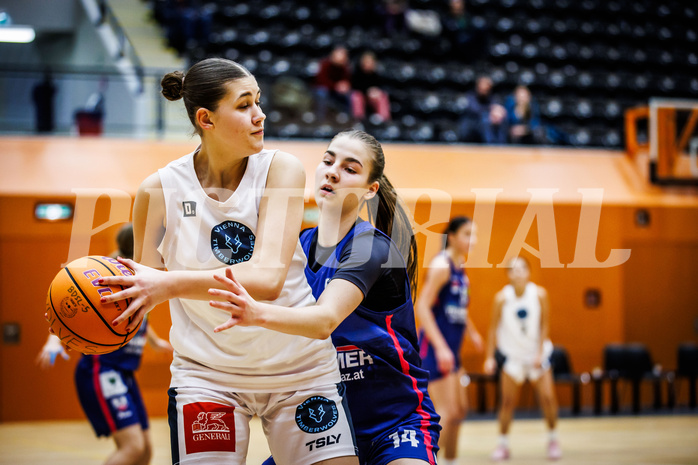 Basketball, SLWU19 Basketball Damen Superliga 2024/25, Vienna Timberwolves, DBB LZ OÖ, 
