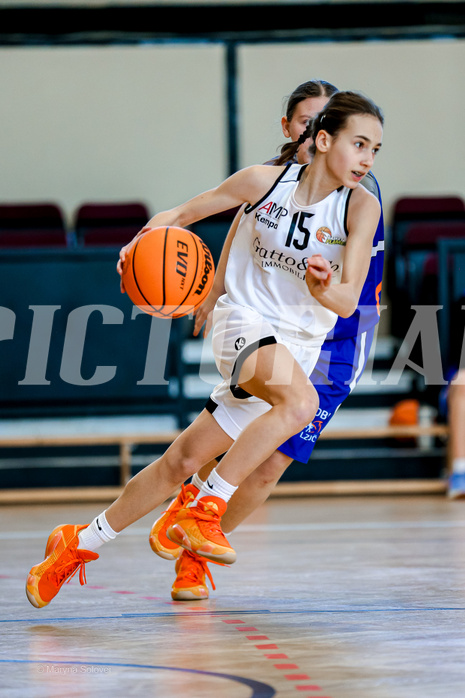 02.03.2025 Österreichischer Basketballverband 2024/25, SLWU16 Basket Flames UNION vs. DBB  Basketgirls Wels