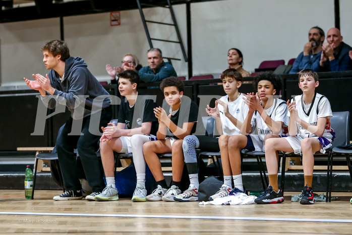 18.01.2025 Österreichischer Basketballverband 2024/25, SLMU14, Vienna United vs. Ubsc Juniors The Castle Gate