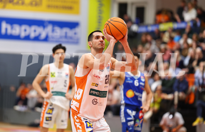 Basketball Superliga 2024/25, 9.Plazierungsrunde Klosterneuburg Dukes vs. Oberwart Gunners