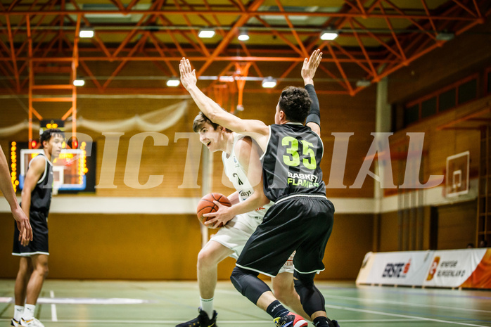Basketball, Basketball Zweite Liga, Grunddurchgang 13.Runde, BBC Nord Dragonz, Basket Flames, Lukas Knor (23)