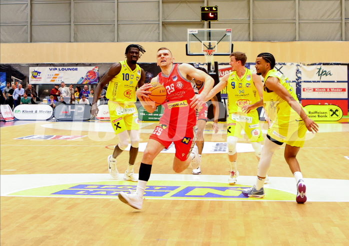 Basketball Superliga 2023/24, Playoff, Viertelfinale Spiel 2 SKN St. Pölten vs. Traiskirchen Lions