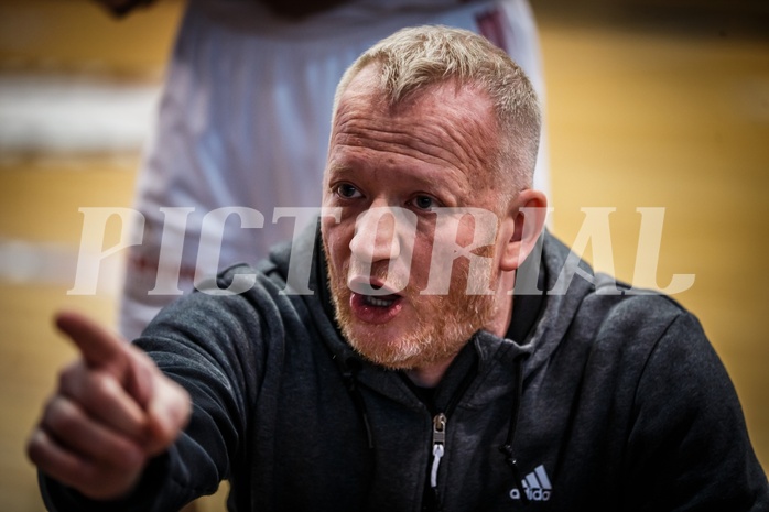 Basketball, ABL 2018/19, Playoff VF Spiel 3, BC Vienna, Oberwart Gunners, Luigi Gresta (Head Coach)