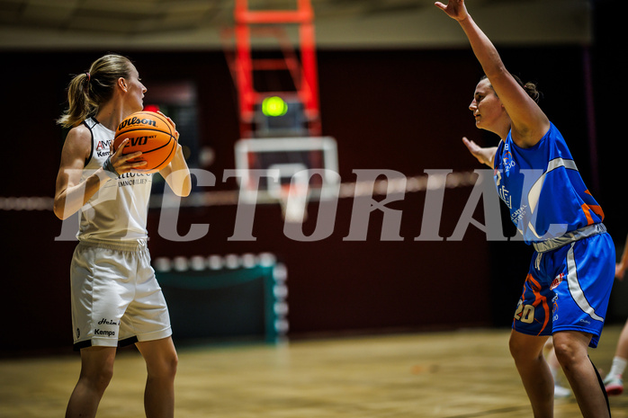 Basketball, Win2Day Basketball Damen Superliga 2023/24, Grunddurchgang 12.Runde, Basket Flames, DBB LZ OÖ, Julia Derkits (8)