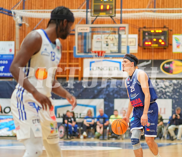 Basketball, Basketball Superliga 2024/25, Playoffs, Finale Spiel 1, Oberwart Gunners vs. BBC Nord Dragonz