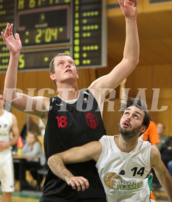 Basketball 2.Bundesliga 2017/18, Grunddurchgang 5.Runde Basketflames vs. Mistelbach Mustangs


