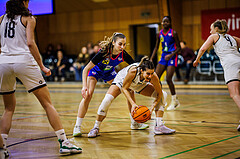 Basketball, Win2Day Basketball Damen Superliga 2024/25, Grunddurchgang 9.Runde, Basket Flames, UBSC-DBBC Graz, Christina Köppel (28), Clara Kronfuß (16)