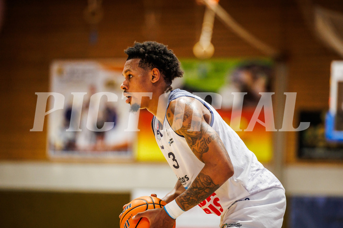 Basketball, win2day Basketball Superliga 2024/25, Grunddurchgang Runde 7, BBC Nord Dragonz, Traiskirchen Lions, Rayshawn Mart (3)