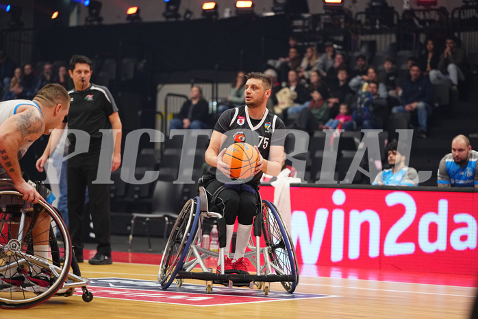 Basketball Austria Cup 2025, Final Four, Rollstuhl BB Cup Finale,  Flinkstones Graz vs Sitting Bulls Klosterneuburg


